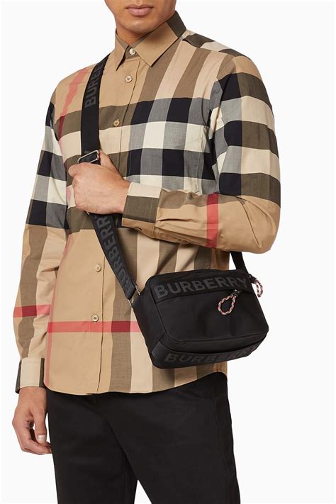 burberry messenger bag mens|cross body bag men's designer.